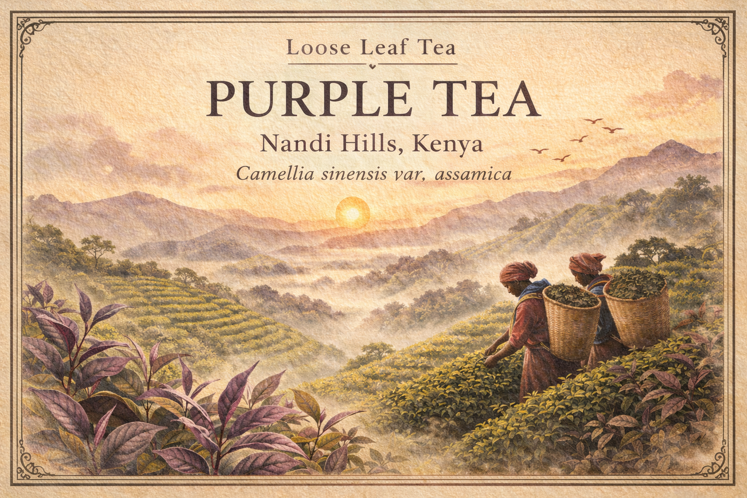Purple Tea Kenya | Whole Leaf Antioxidant-Rich Herbal Tea