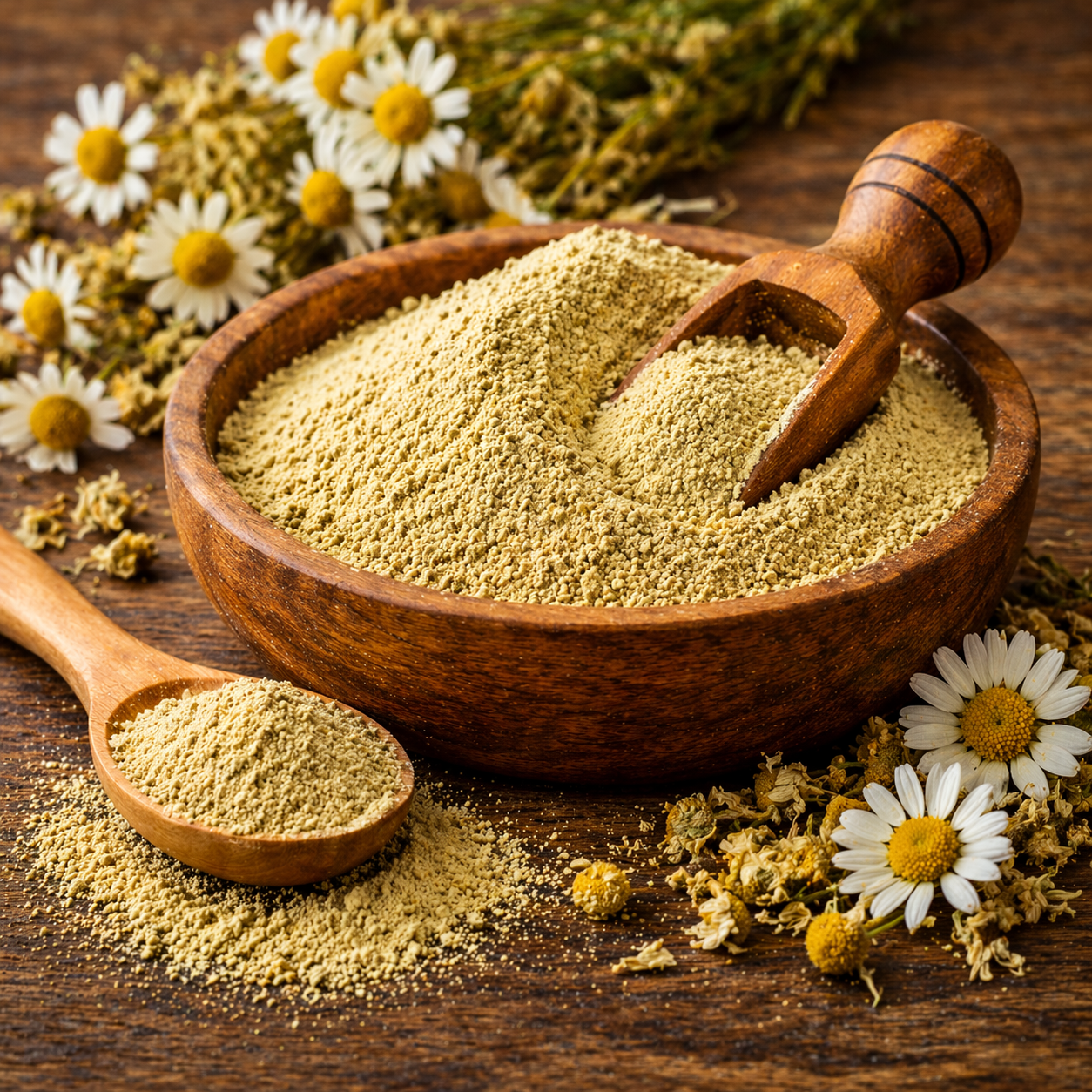 Chamomile Flower Powder | Matricaria chamomilla Herbal Powder