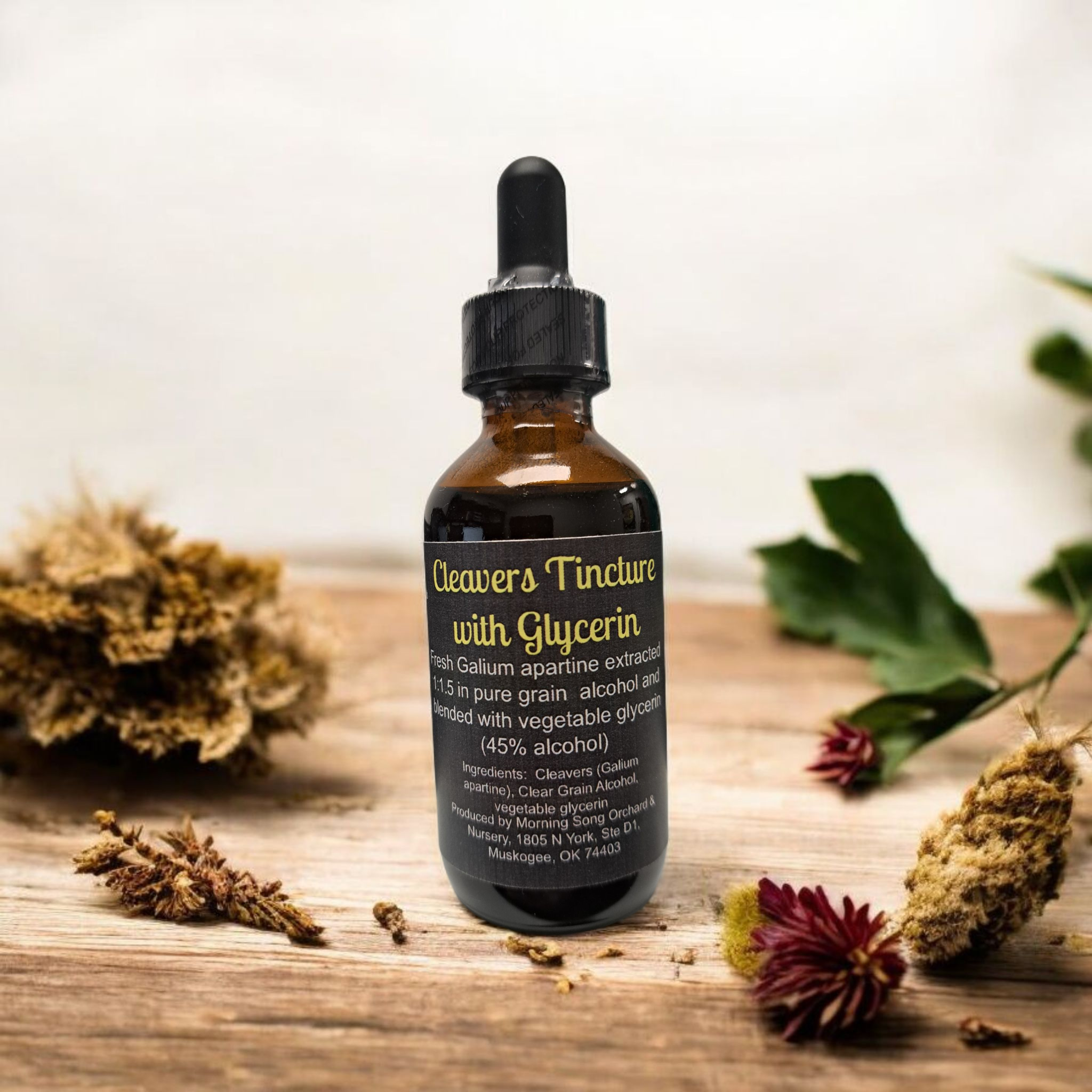 Cleavers Tincture with Vegetable Glycerin