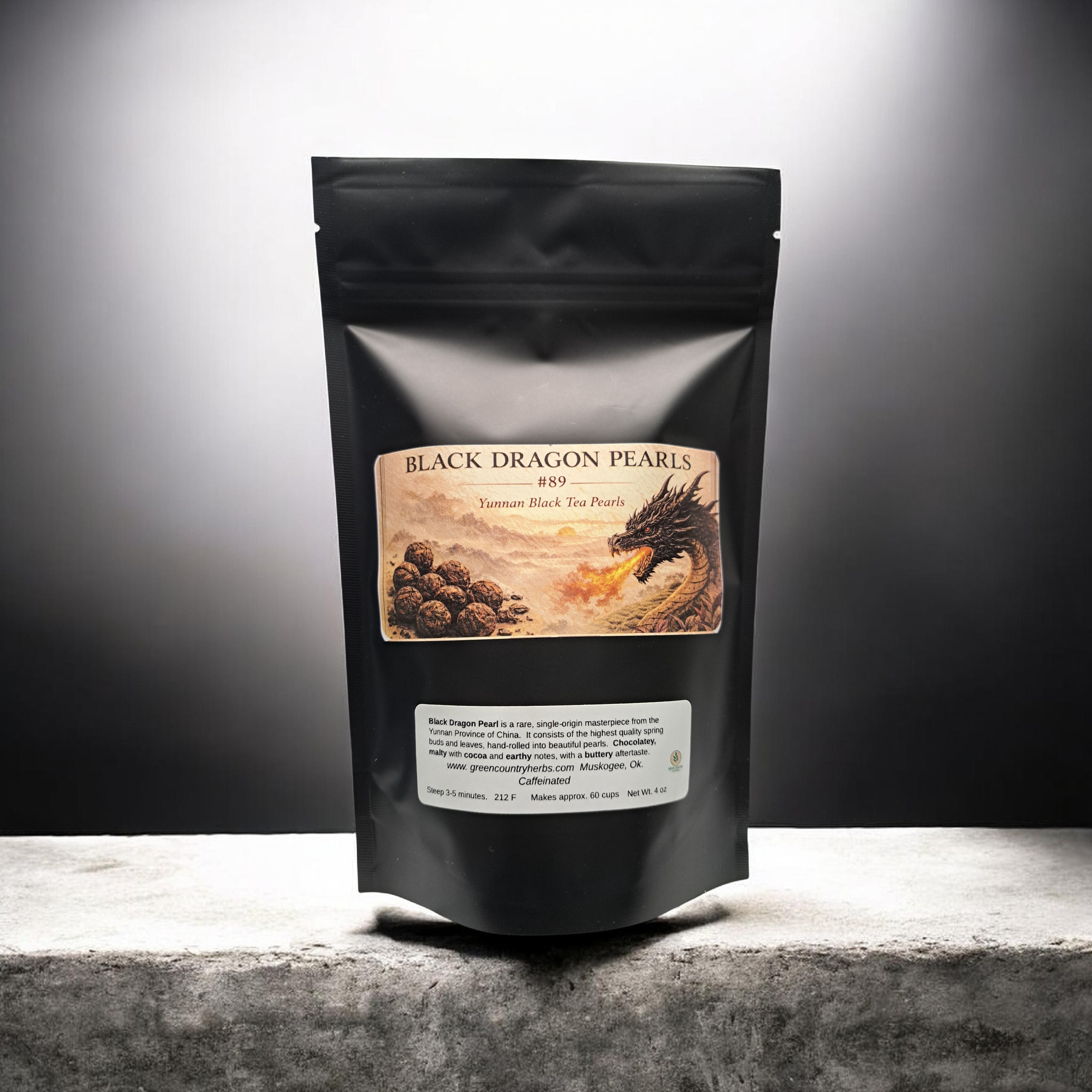 Black Dragon Pearl #89 | Premium Hand-Rolled Chinese Black Tea