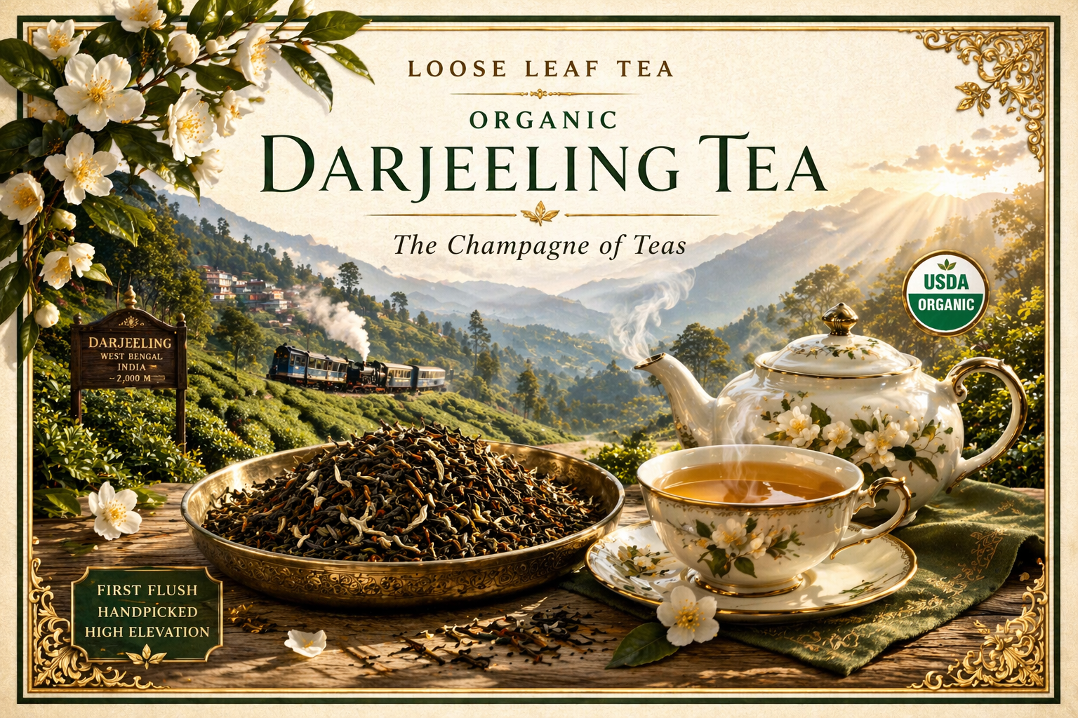 Organic Darjeeling Tea | Premium Himalayan Black Tea