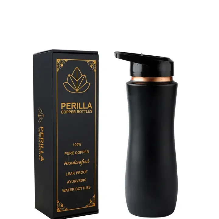 Copper Sipper Bottle (Black)