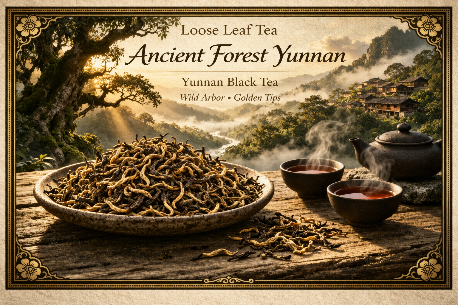 Ancient Forest Yunnan Tea | Premium Chinese Black Tea