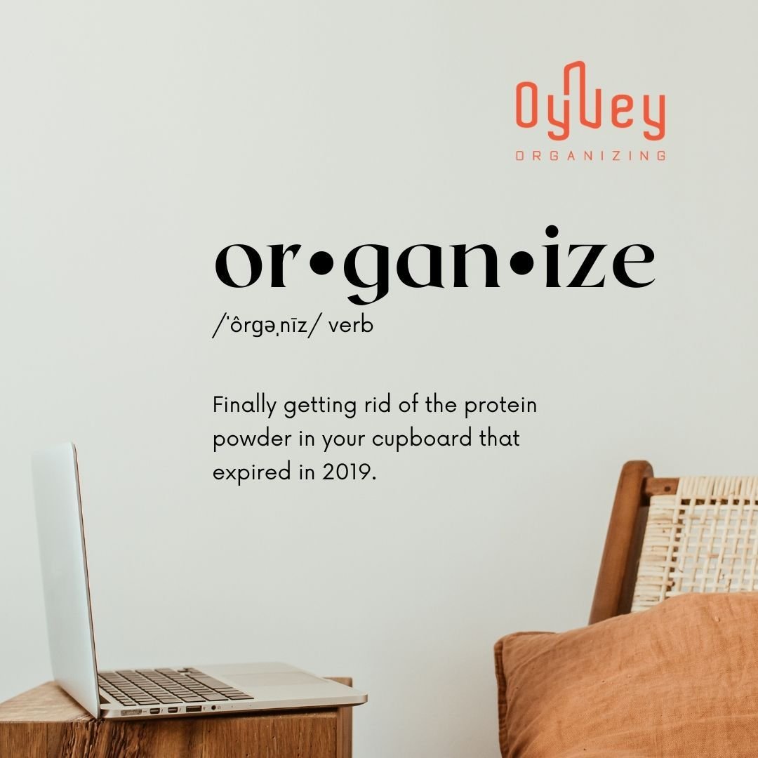 Even the most organized person in the world has something that&rsquo;s expired in their kitchen cupboards #oyveyorganizing #organizingtips
