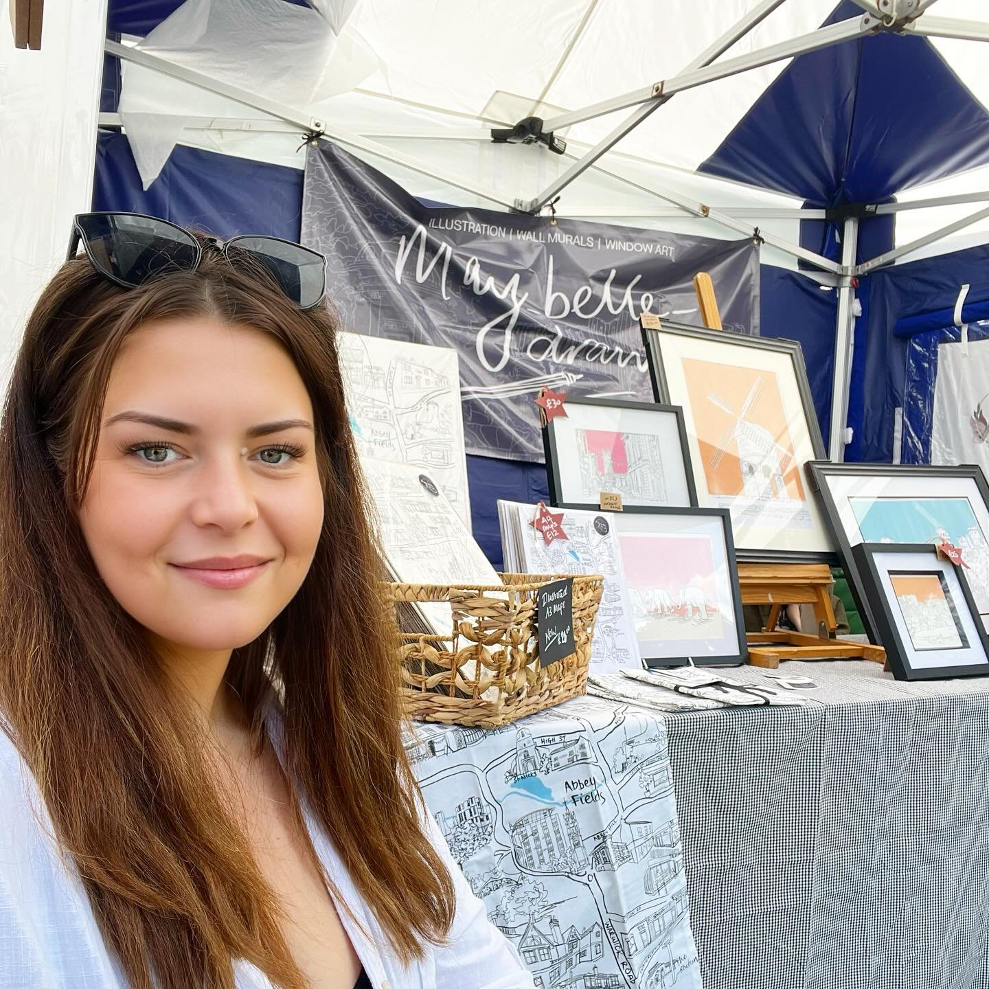 First day of art in the park @aitpleamington nearly complete and it&rsquo;s been absolutely fab! Great to see some artist friends and some repeat customers come out and support me! 

Looking forward to seeing what tomorrow brings