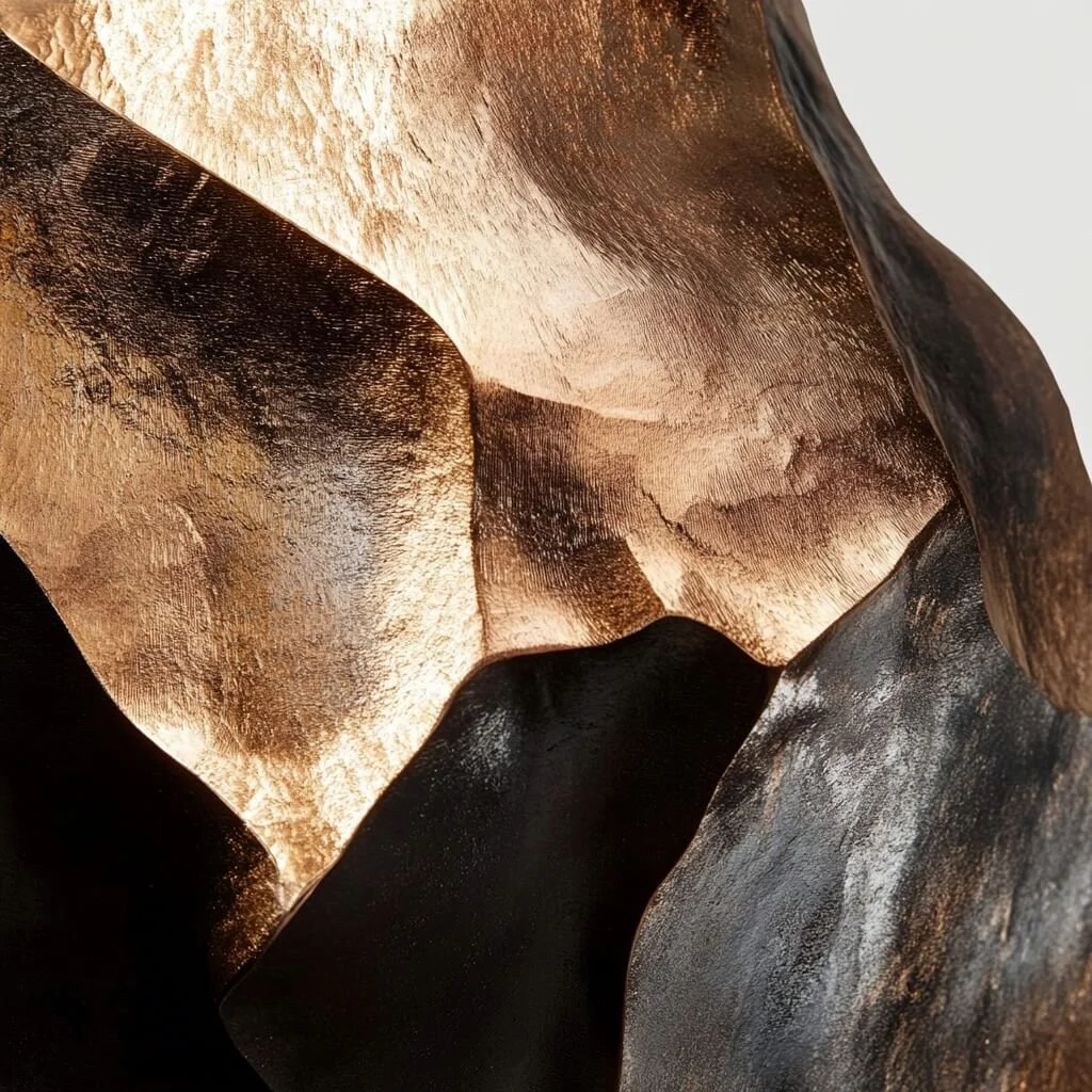 Lost-wax cast bronze surface, AmorettiLAB