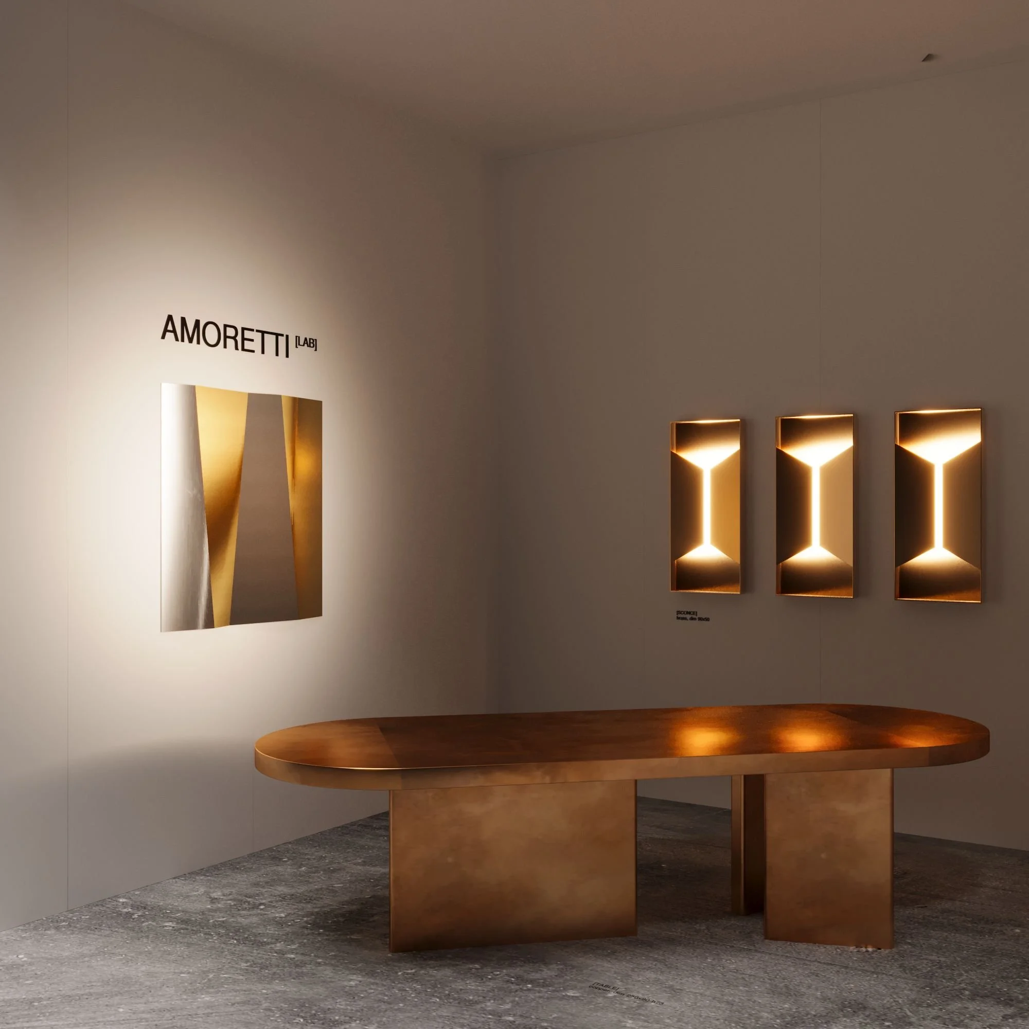 AmorettiLAB Bronze Sconces Zona Maco 2026