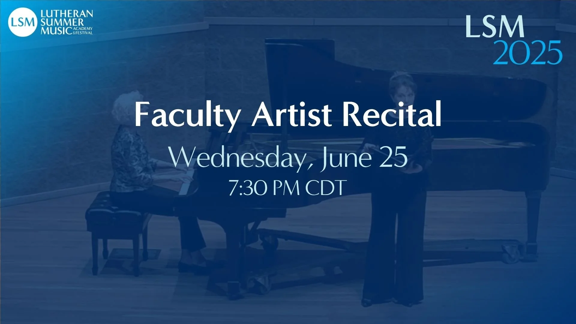 Faculty Artist Recital | June 25, 2025