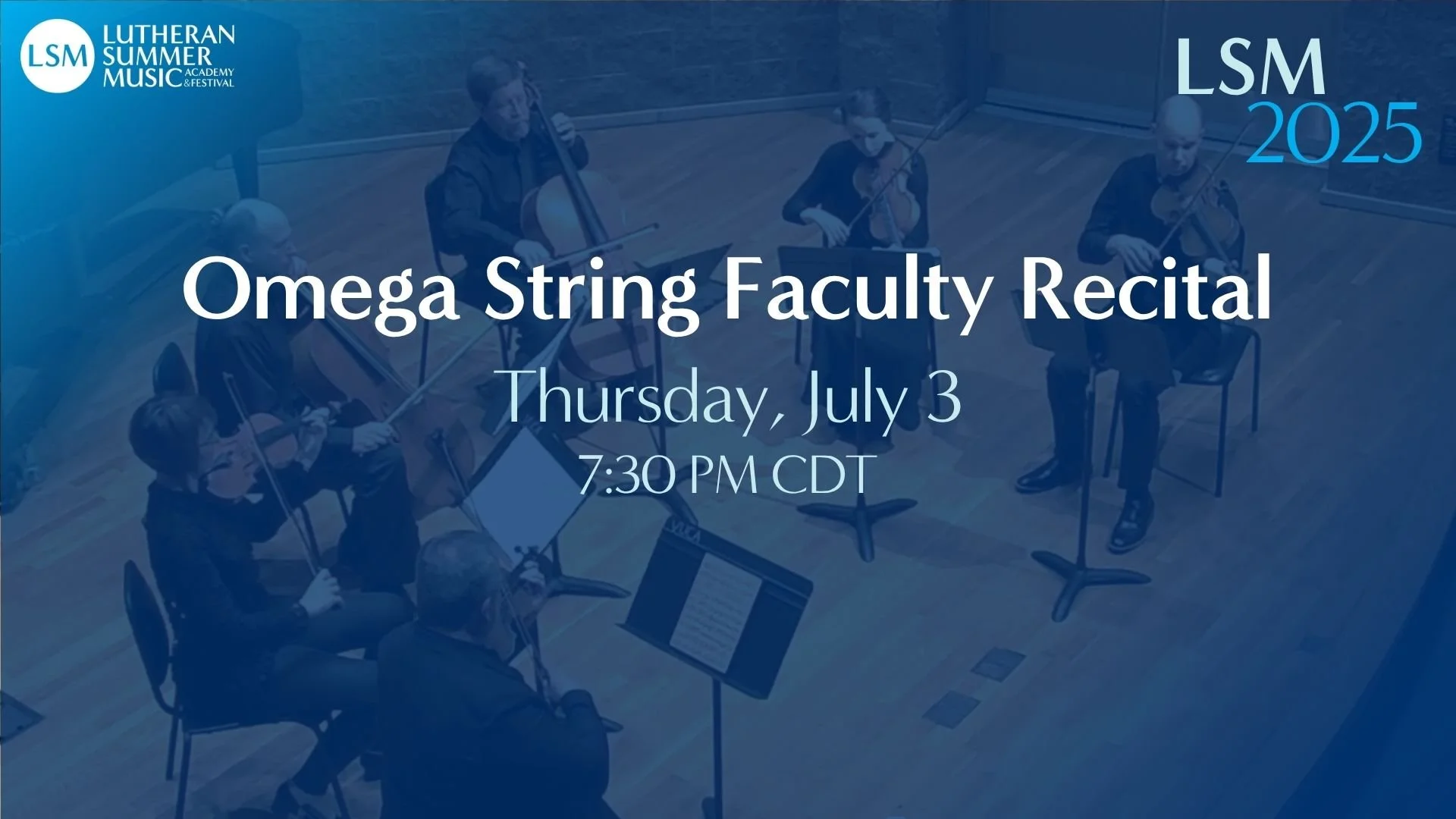 Omega String Faculty Recital | July 3, 2025