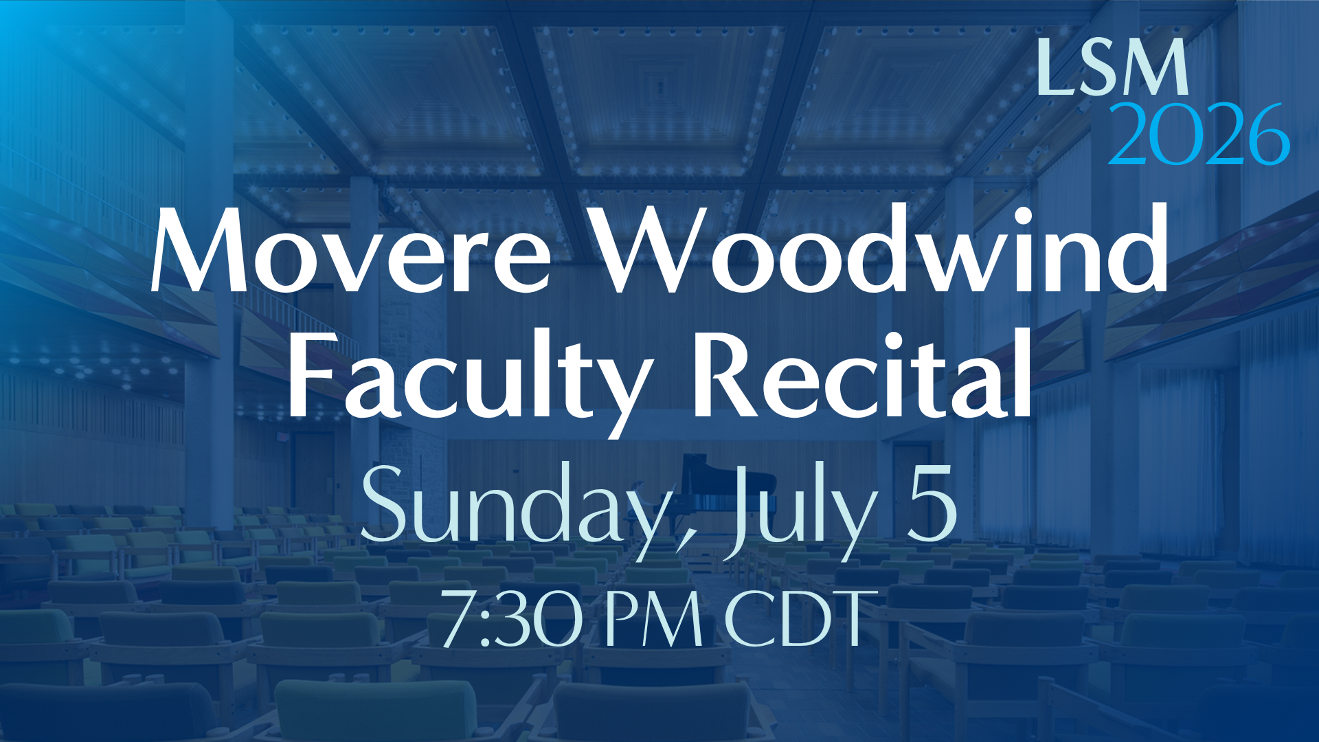 Movere Woodwind Faculty Recital • July 5, 2026