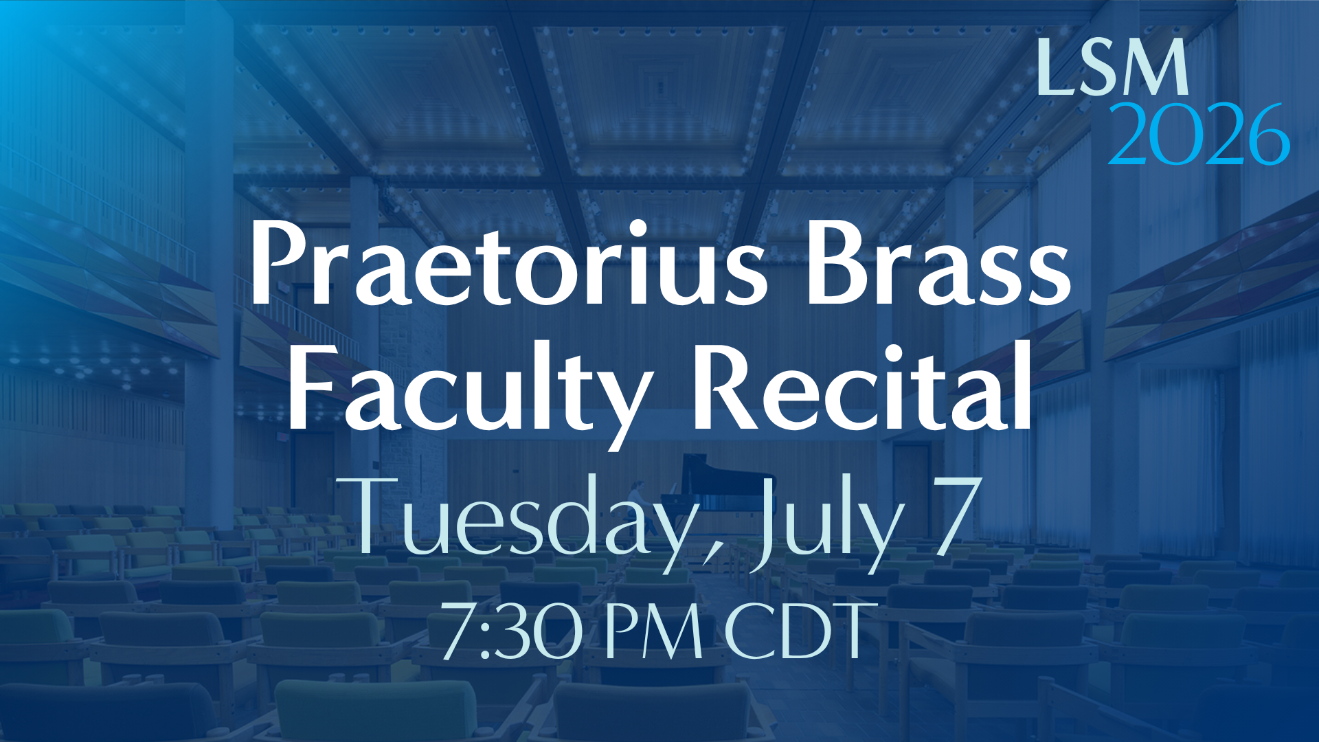 Praetorius Brass Faculty Recital • July 7, 2026