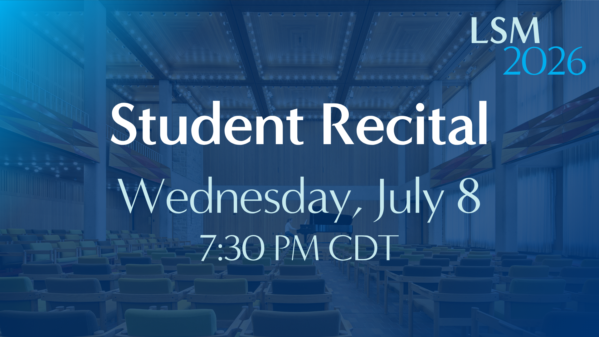 Student Recital • July 8, 2026