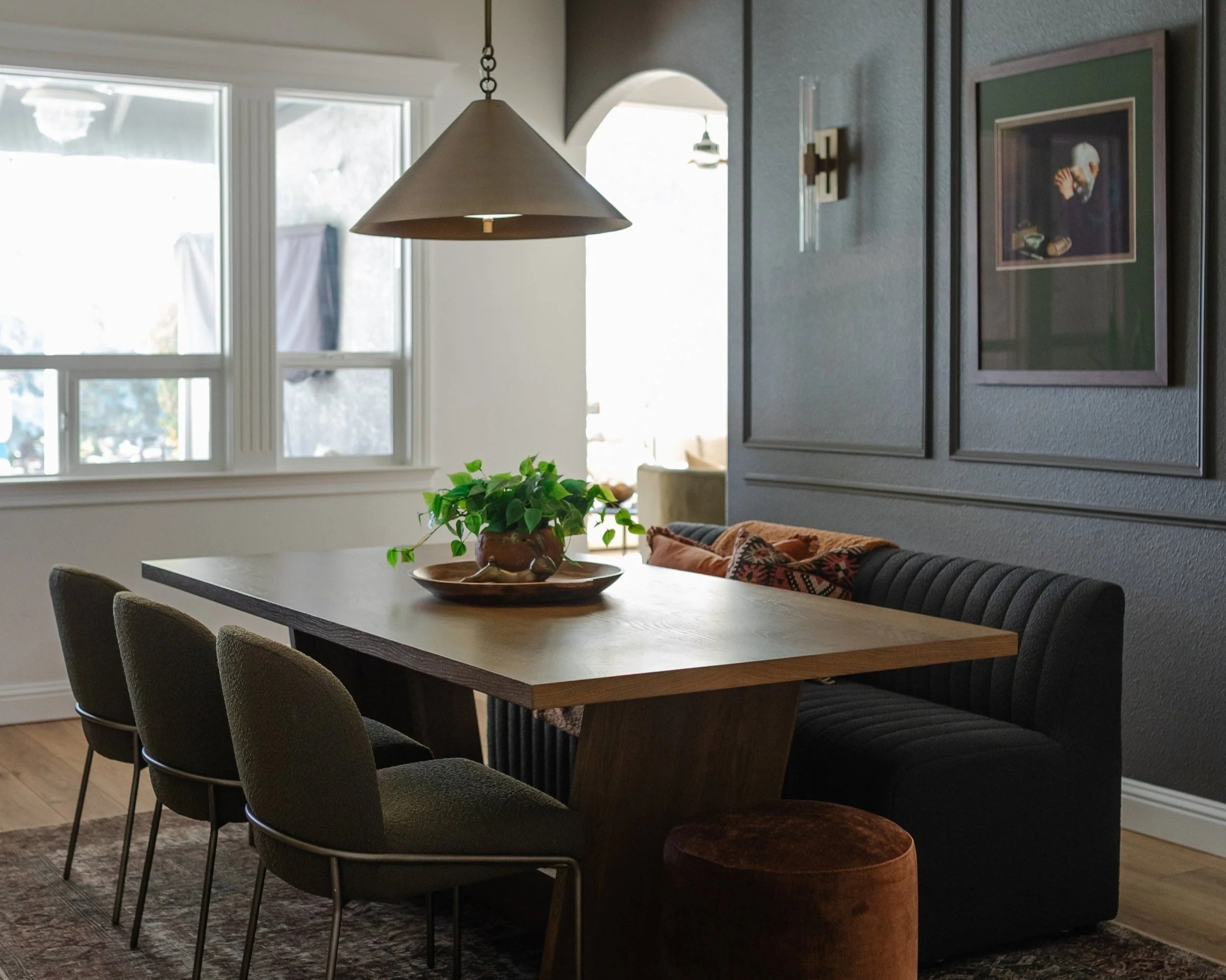 Dining room styled by CURATED by Kellar Design