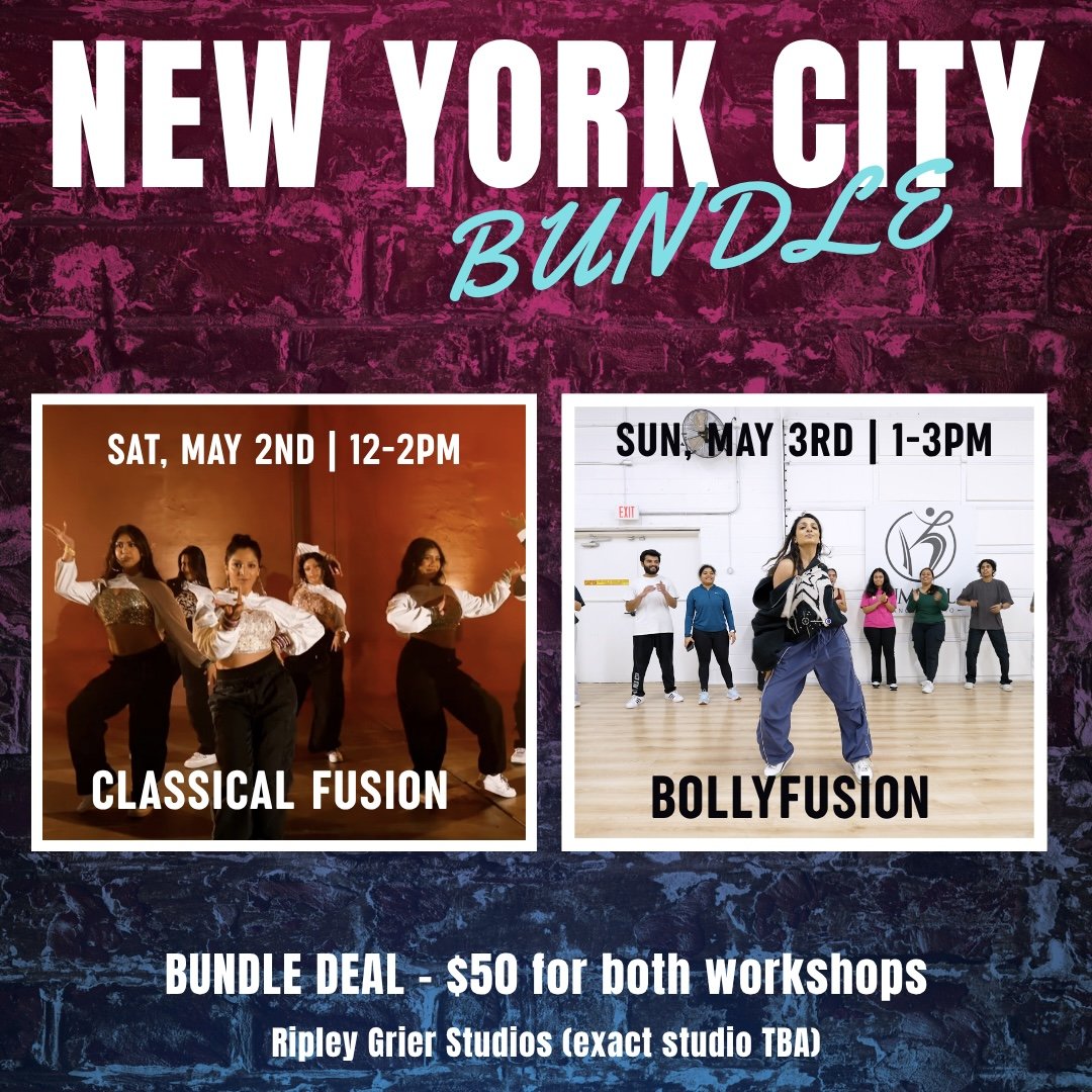 NYC | Bundle Ticket | Classical Fusion (May 2nd) + BollyFusion (May 3rd)
