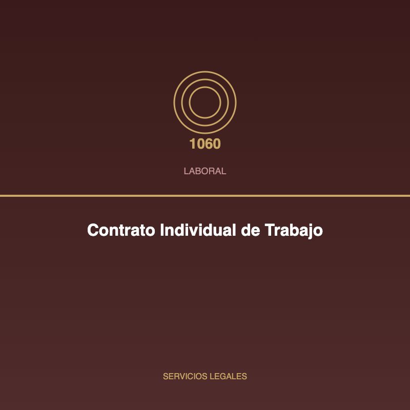 Contrato Individual de Trabajo