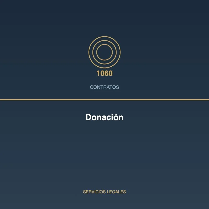 Donación