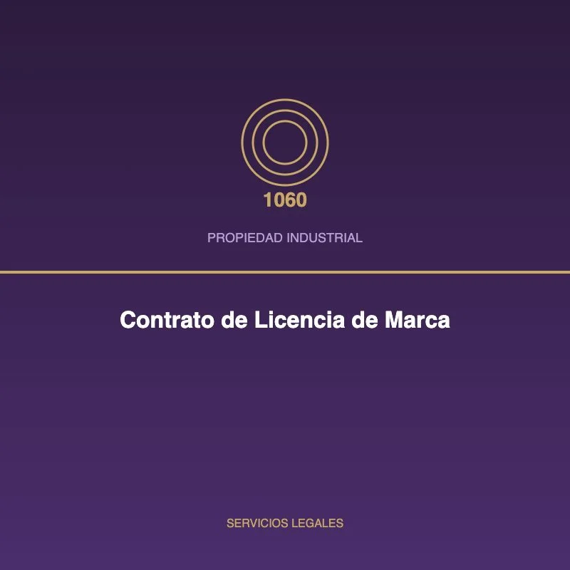 Contrato de Licencia de Marca
