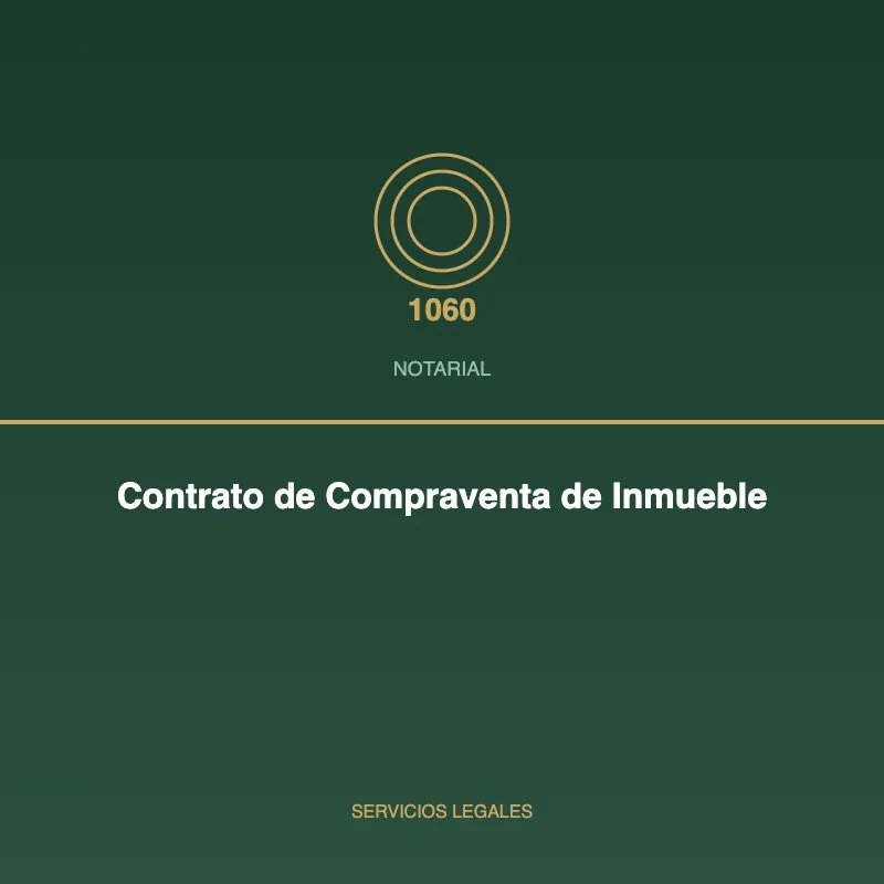 Contrato de Compraventa de Inmueble