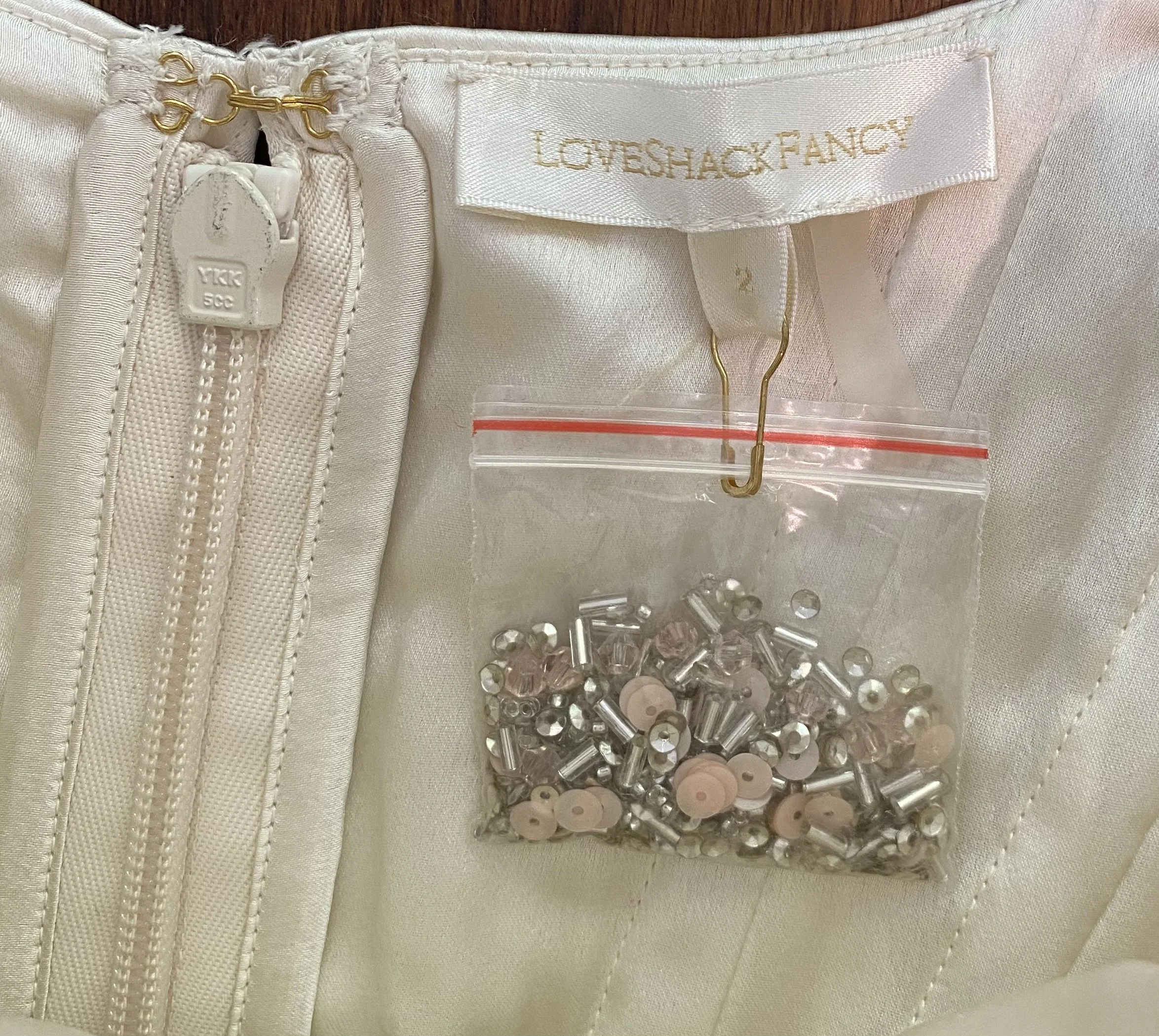 LoveShackFancy mini dress - detail