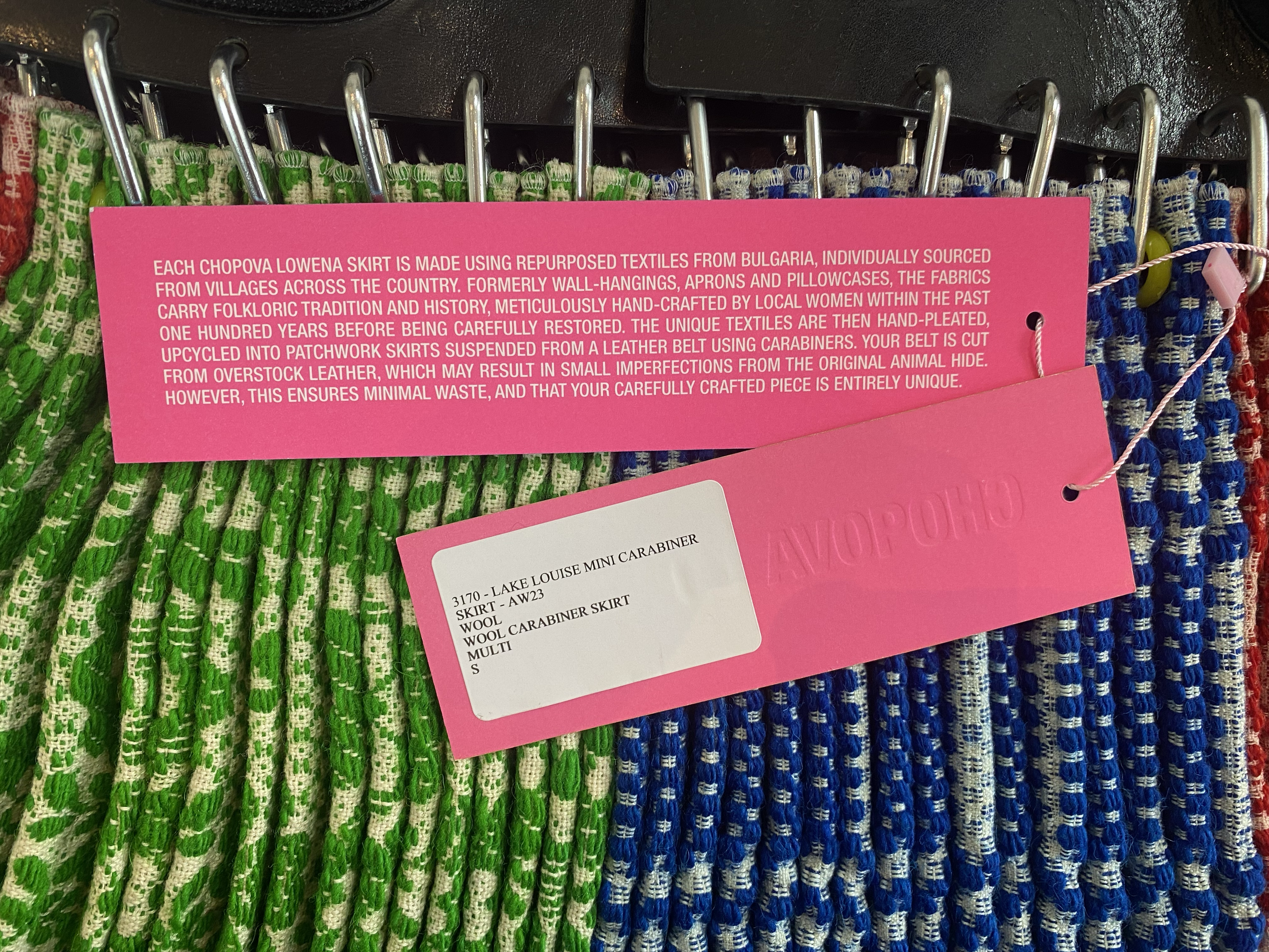 Chopova Lowena Skirt - tags