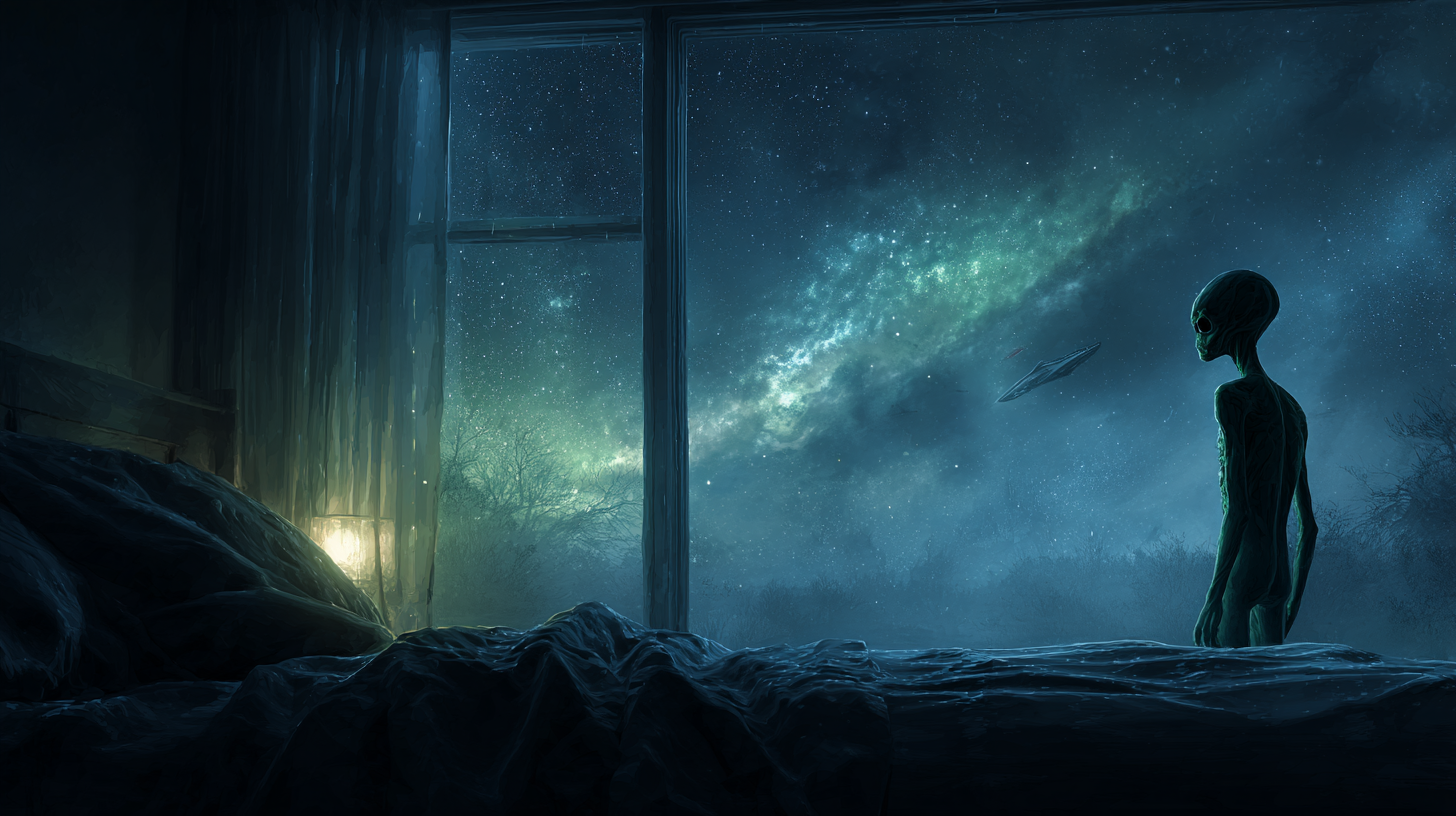 Hey There Little Green Man… | An Extraterrestrial Out-of-Body Experience