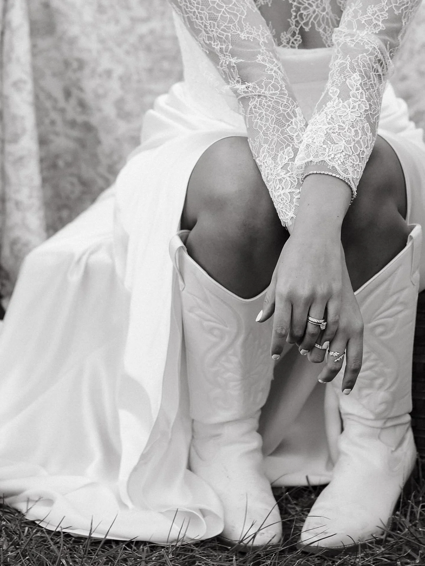 our gorgeous Leora gown from @watters styled with the lace jacket from @allurebridals for such a romantic bridal look💗 

Vendors: 
Bridal Gown: @bridalbyshl 
Catering: @oliveevents 
Florals: @lilyfloralcollective 
Hair: @earthtoneskc 
Hat Bar: @mayv