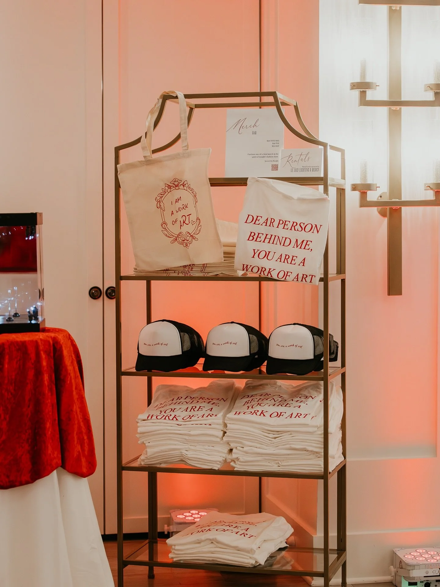 Want to donate to a good cause AND get some @workofartkc merch?✨ 
Head to our website and snag your very own Work of Art merch, all proceeds go directly @disabledbutnotreally 🤍

| work of art | merch | bridal gowns | bridal boutique | disabled but n