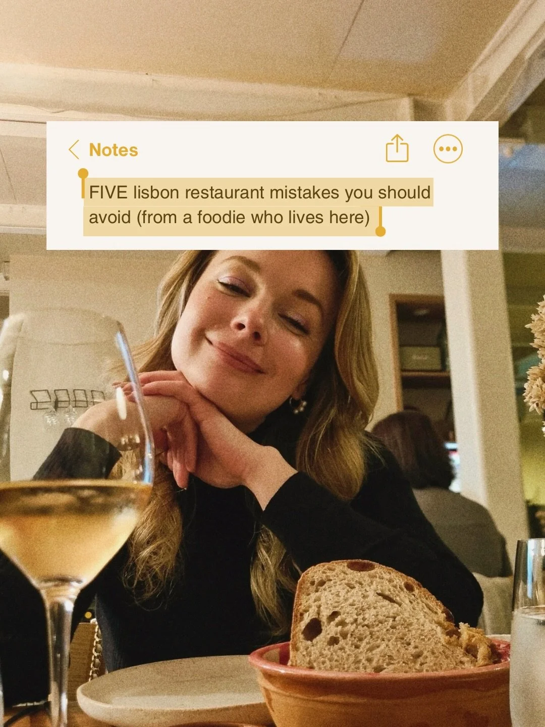 Lisbon has sooo many good restaurants 🤗

AND here are a few mistakes I see travelers make all the time that you can hopefully avoid 

#lisbonfoodie 

Lisbon restaurants | Lisbon where to eat | Lisbon travel tips