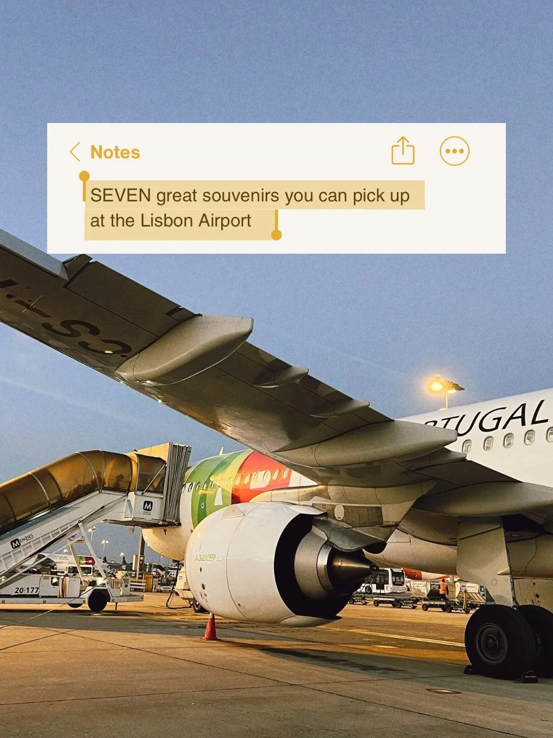 What to buy at the Lisbon Airport ✈️

Honestly, I have a fear of packing wine into my suitcase and breaking the bottle, so I always buy wine and port in Duty Free 

(other than 1 or 2 special bottles that I TIGHTLY package with bubble wrap and sweate