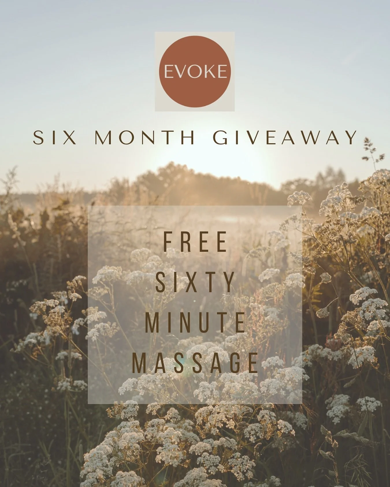 S I X  M O N T H S
we are celebrating bygiving away a free massage! so whether we have met yet or not, this giveaway is for you ✨
TO ENTER ::
-Follow this page + tag a friend in the comment section of this post (each tag gets an entry)
-For an extra 