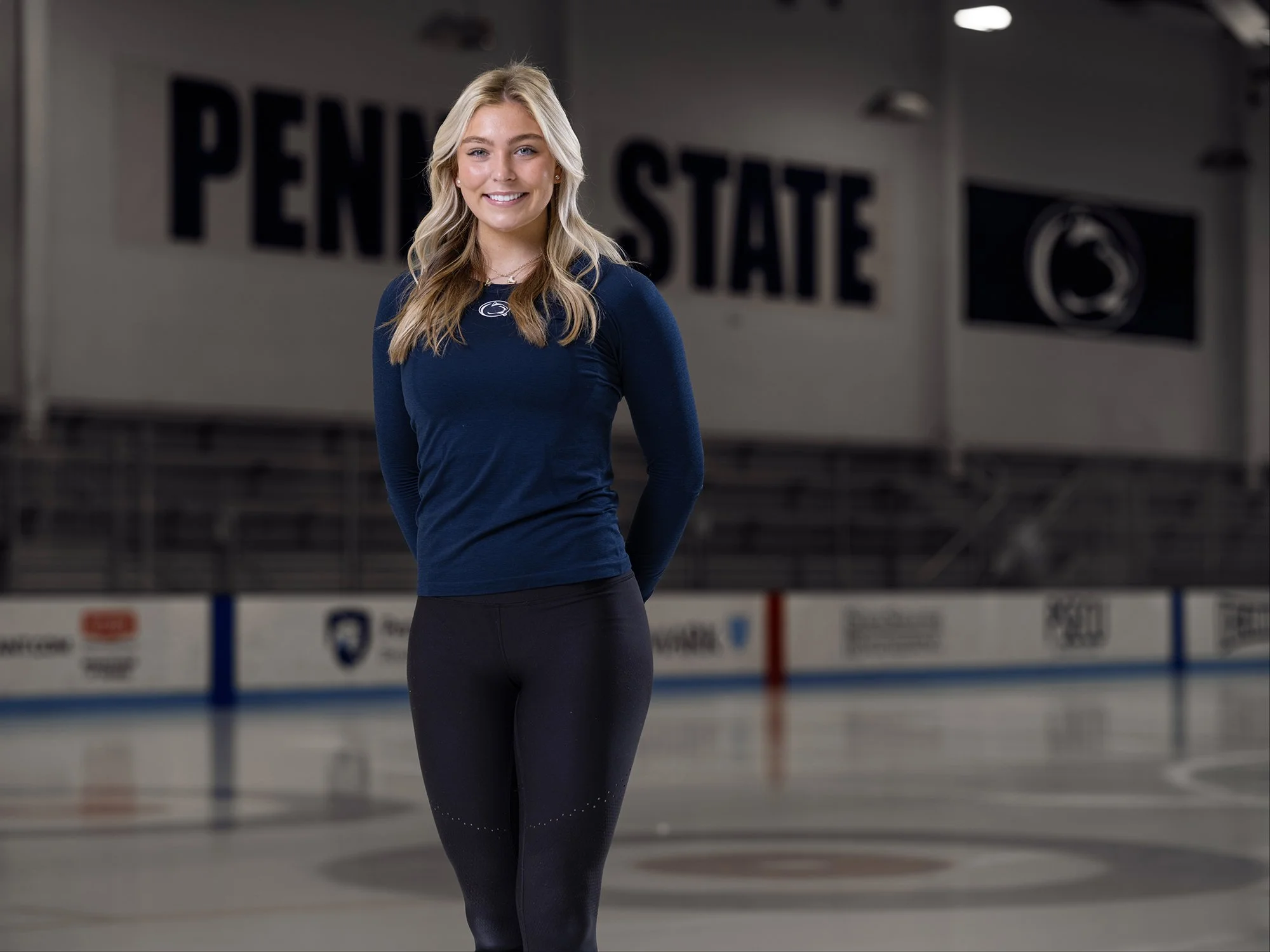 Molly Perciavalle at Pegula Ice Arena for Penn State University Figure Skating. 