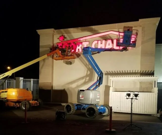 Commercial Painting Shopping Center in southern california