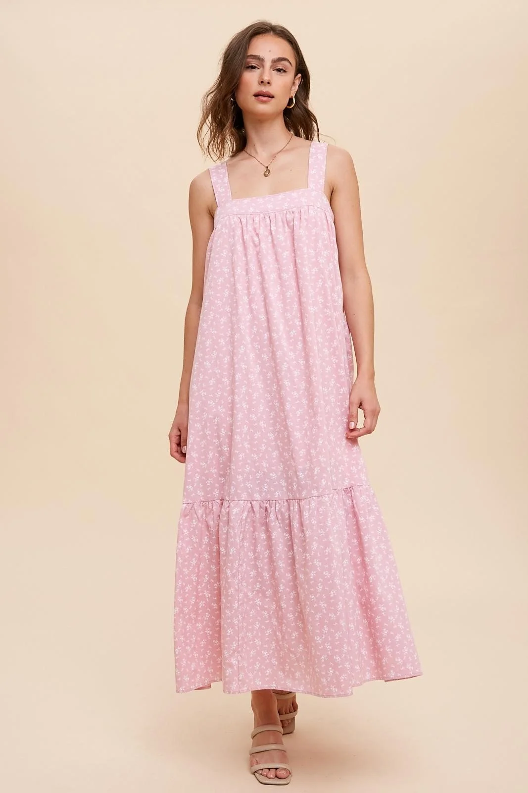 Can't Get Enough Of You Pink Maxi Dress