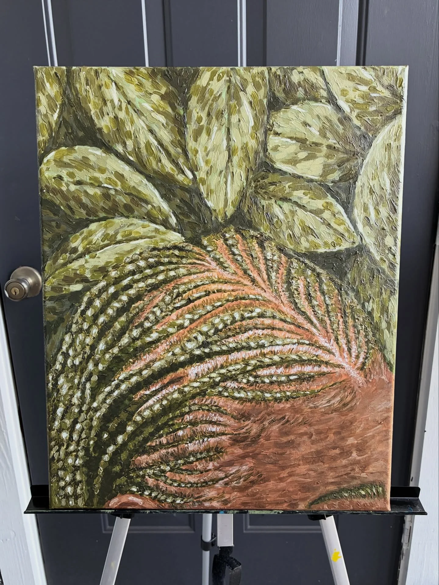 Acrylic on canvas | 16&rdquo;x20&rdquo;

Still thinking of a name for this one. Any ideas??