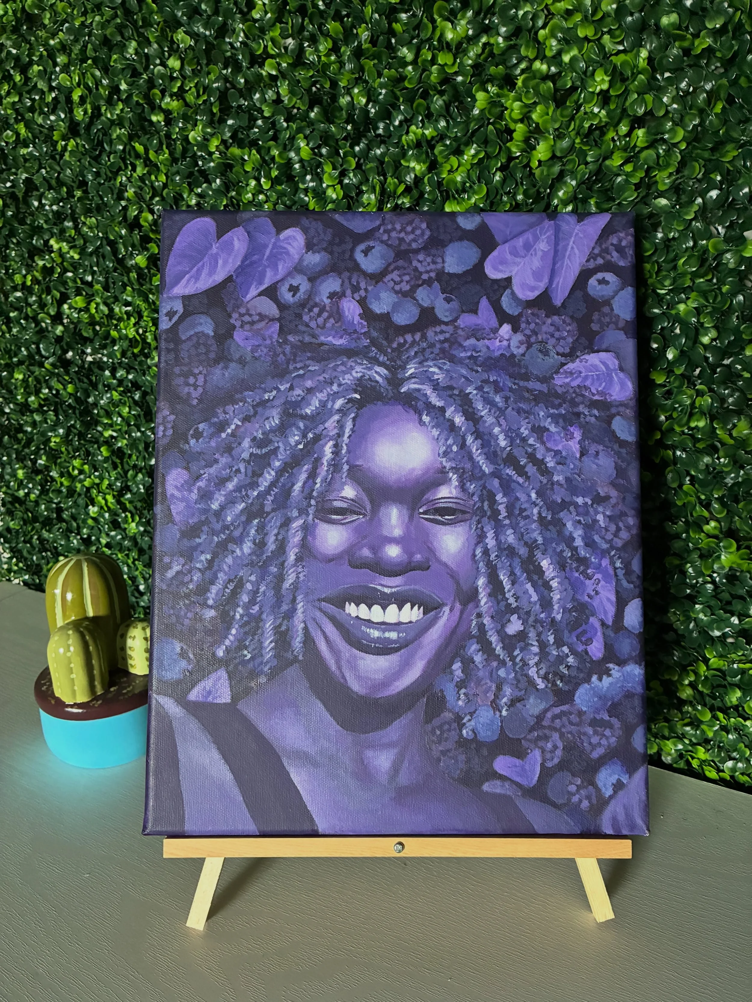 The Darker the Berry | 11 x 14in | Acrylic 

Prints are now available! Link in bio 💜