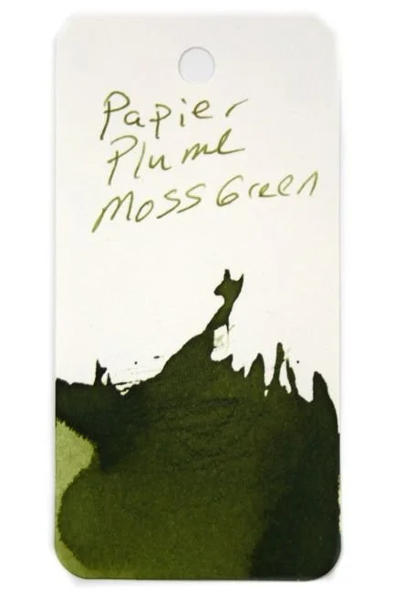 Papier Plume Classic Calligraphy waterproof ink - moss green