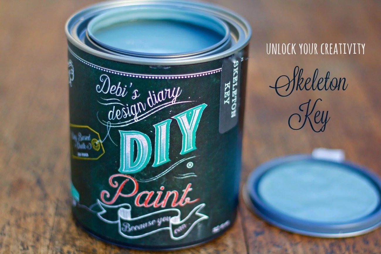 Skeleton Key / DIY Paint Co All Clay Paint by Debi's Design Diary