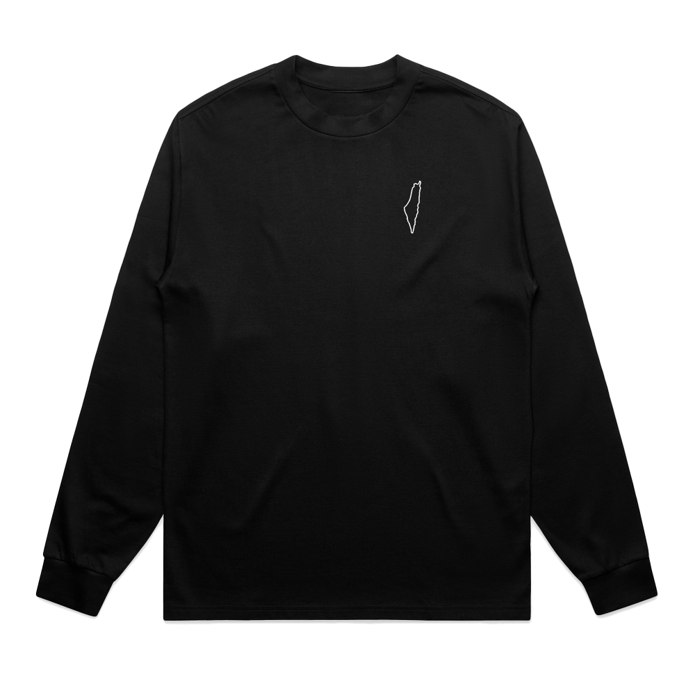 Long Sleeve-Black-Palestine-Map.png