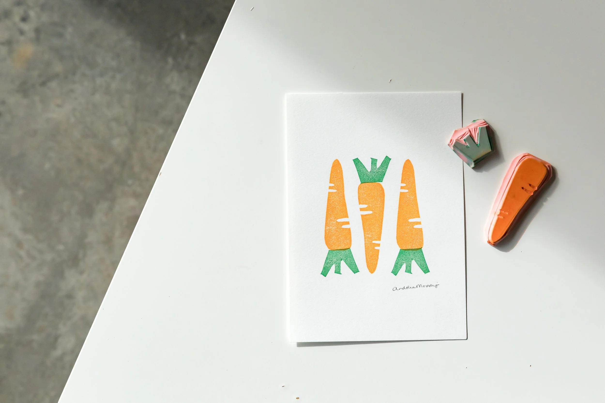 "Soup Season" Linocut Print