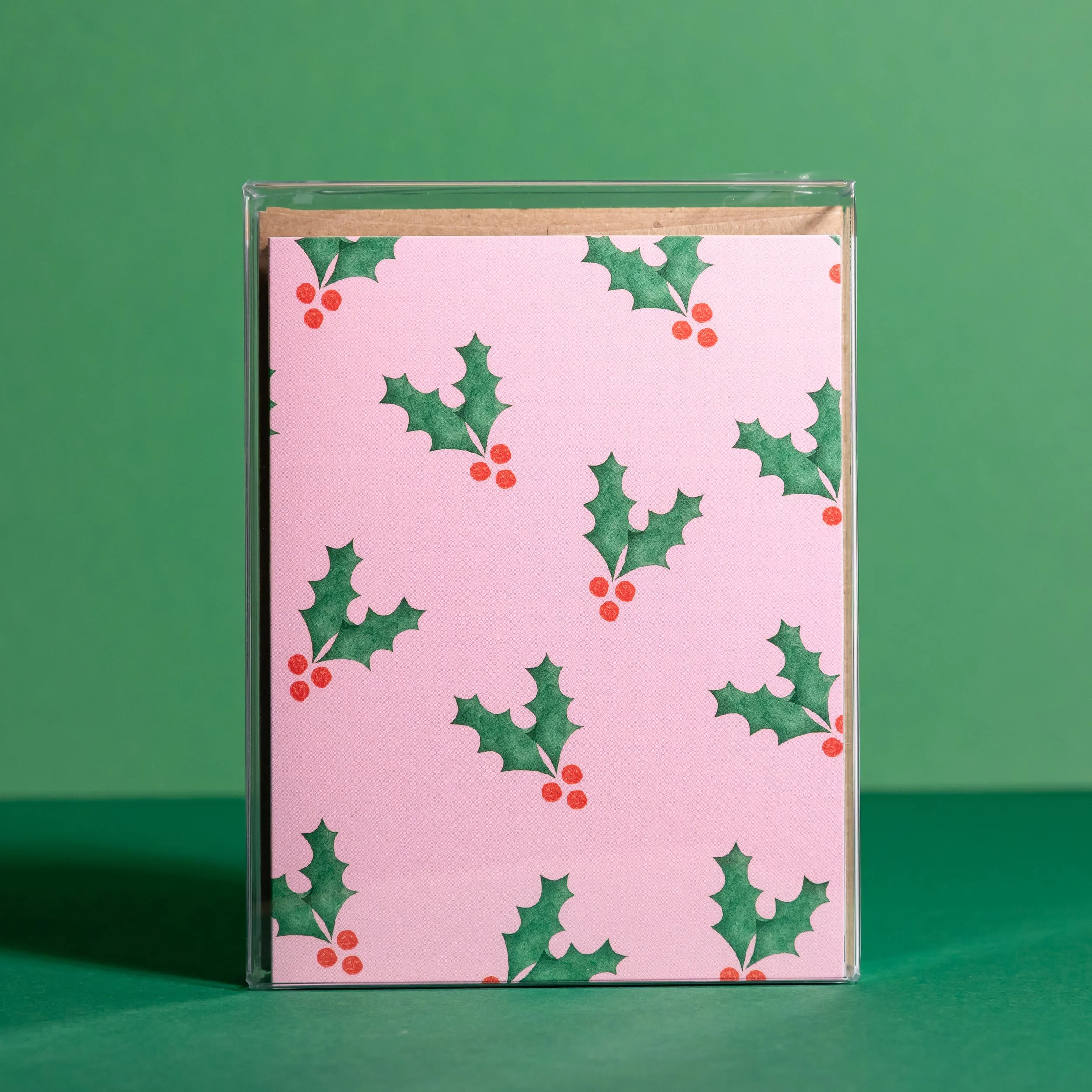 LCS-35 • "Handmade Holly" Boxed Card Set