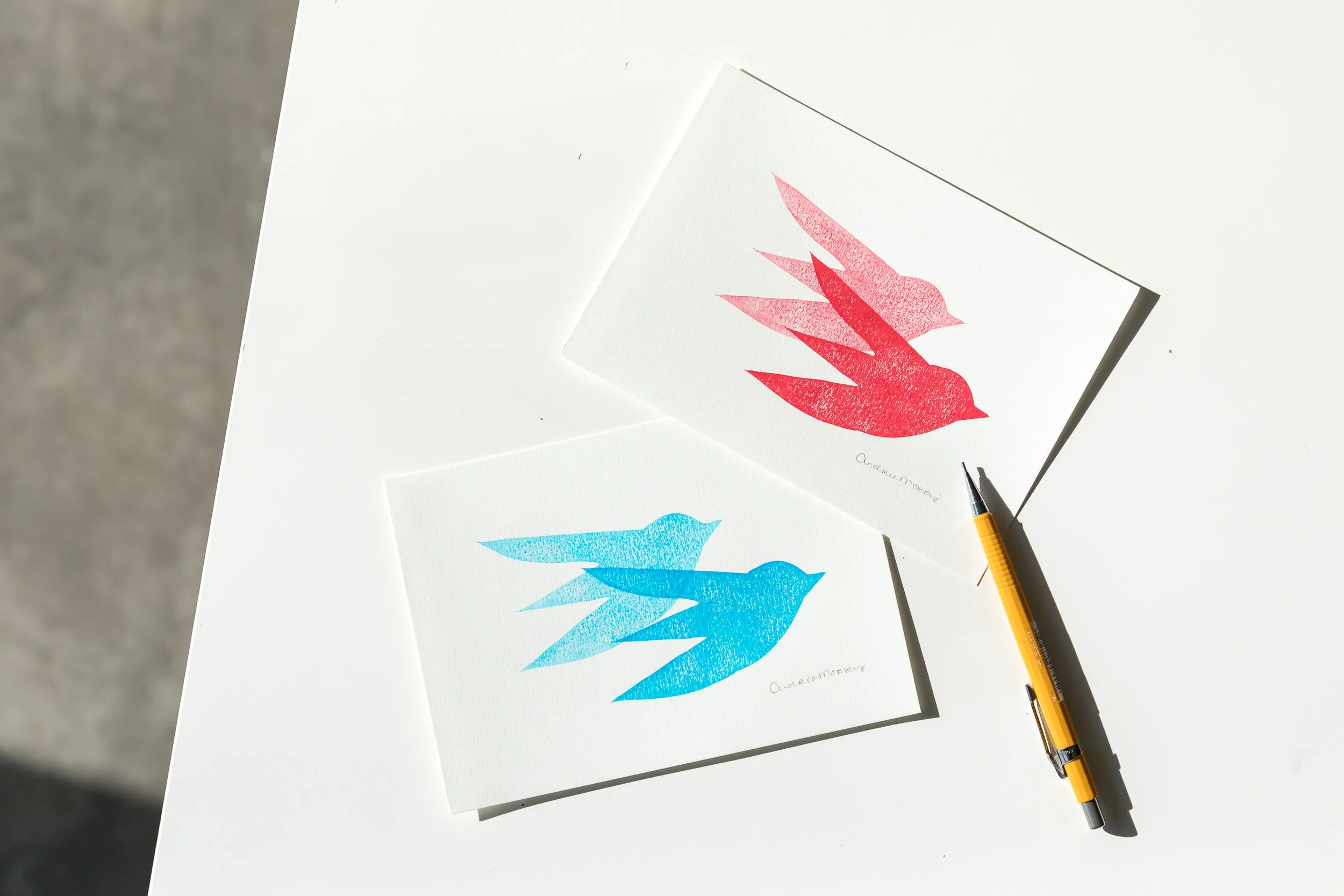 "Better Together II" Linocut Print