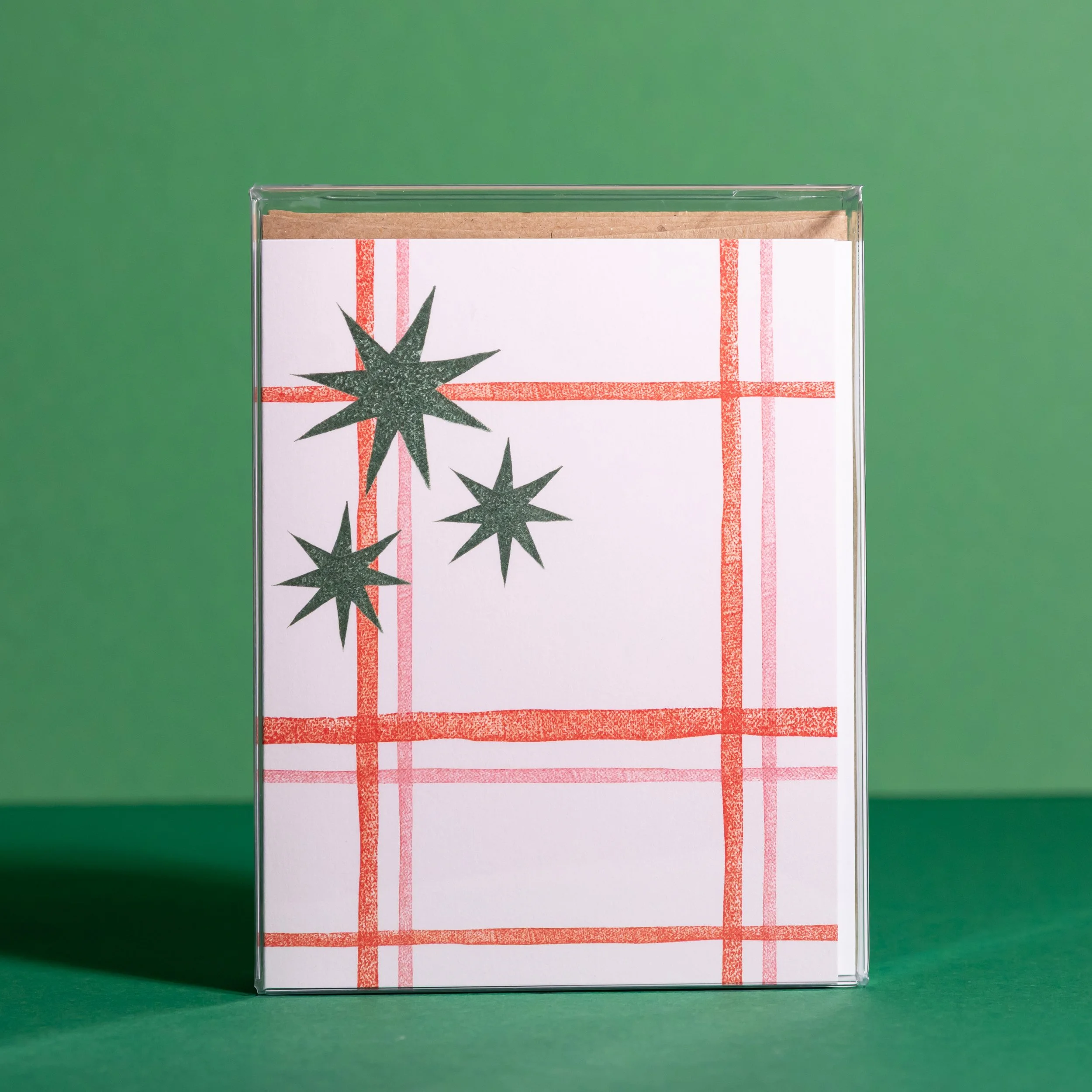 LCS-38 • "Holiday Plaid" Boxed Card Set