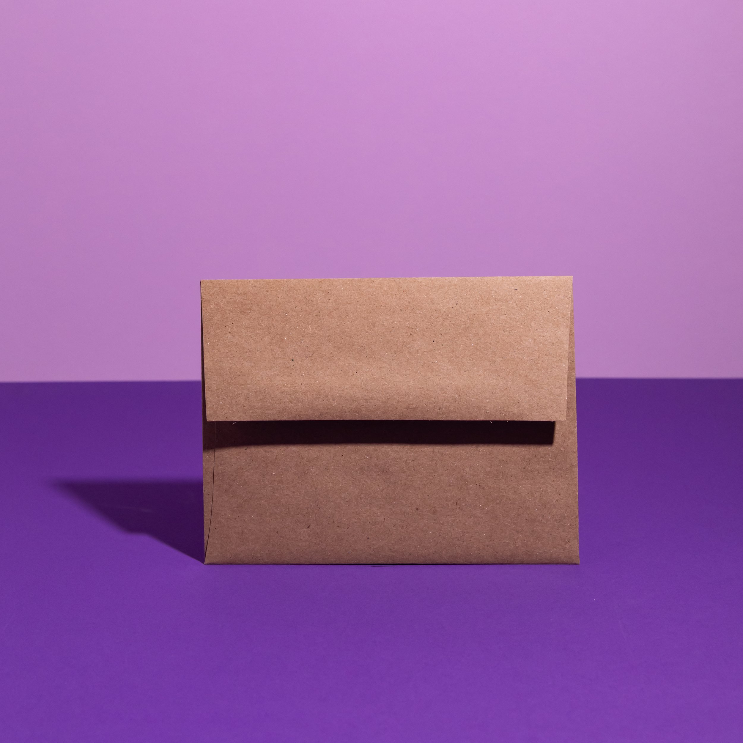 A brown Kraft envelope