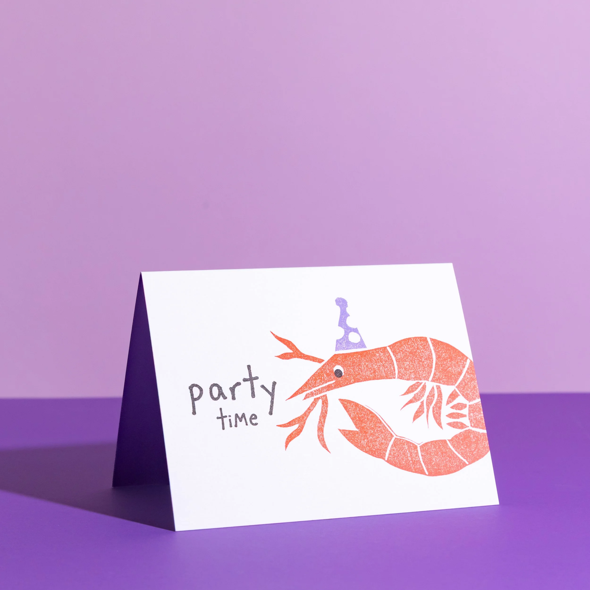 LC-17 • "Shrimp Party" Greeting Card