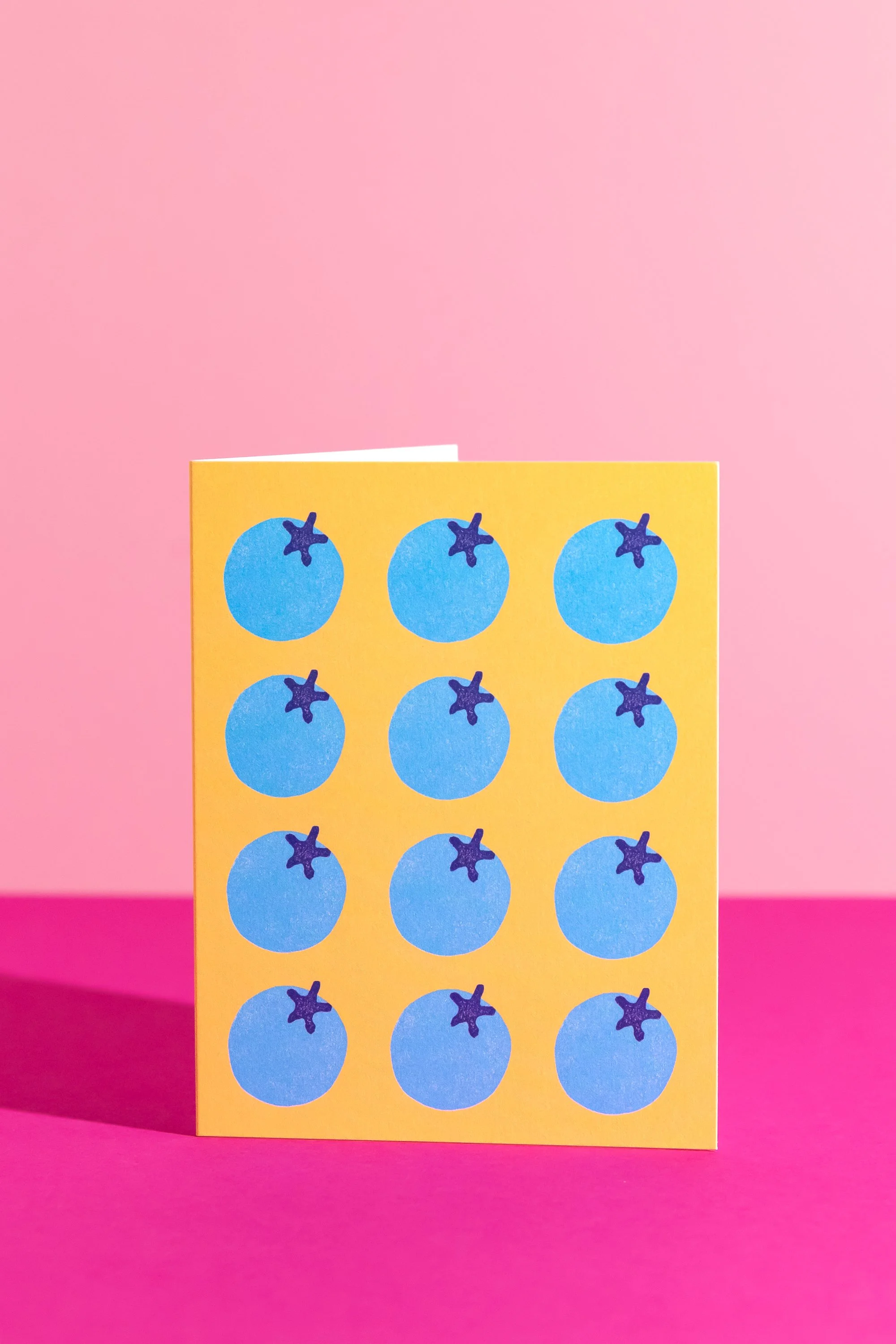 LC-28 • "Retro Bluebs" Greeting Card