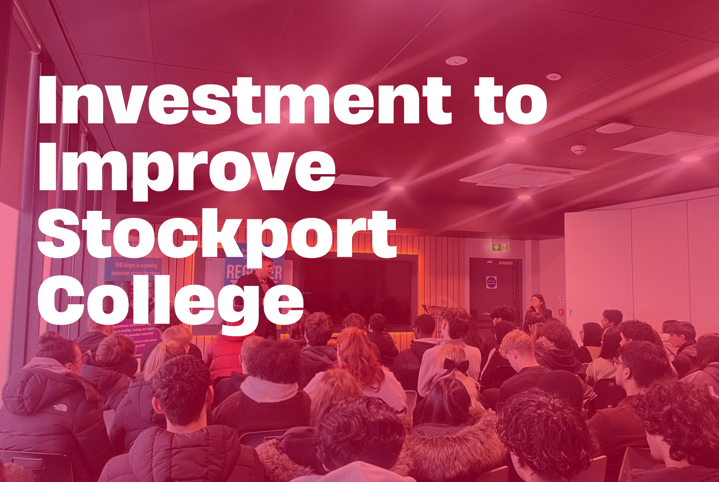 Investment to Improve Stockport College
