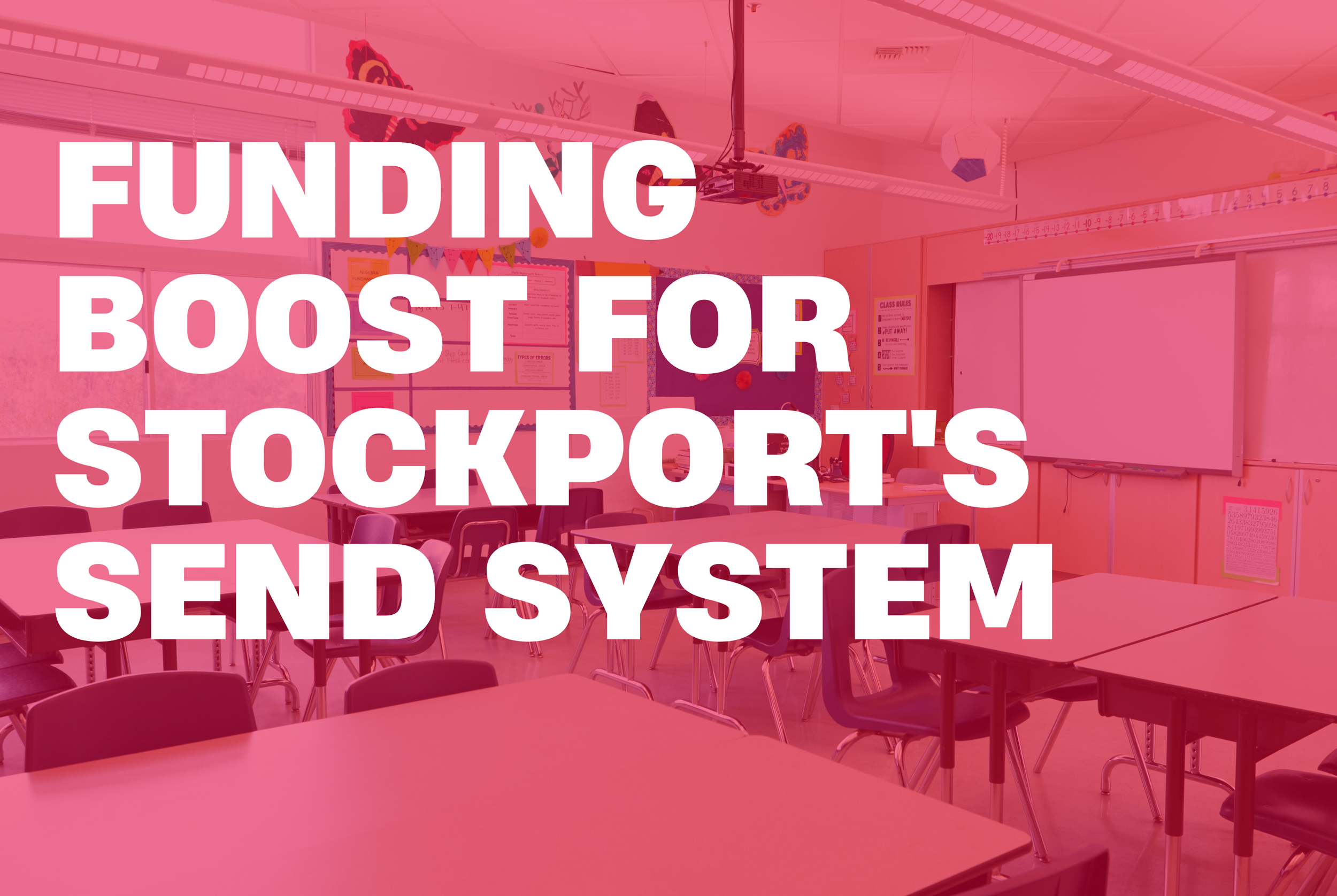 Funding Boost for Stockport's SEND System