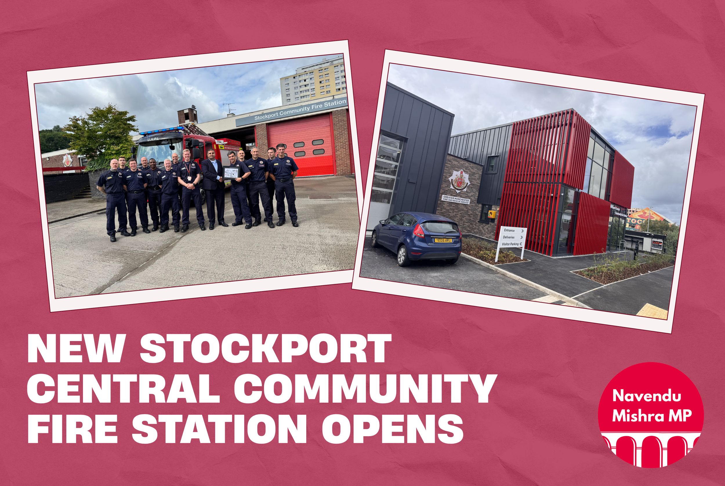 New Stockport Central Community Fire Station Opens