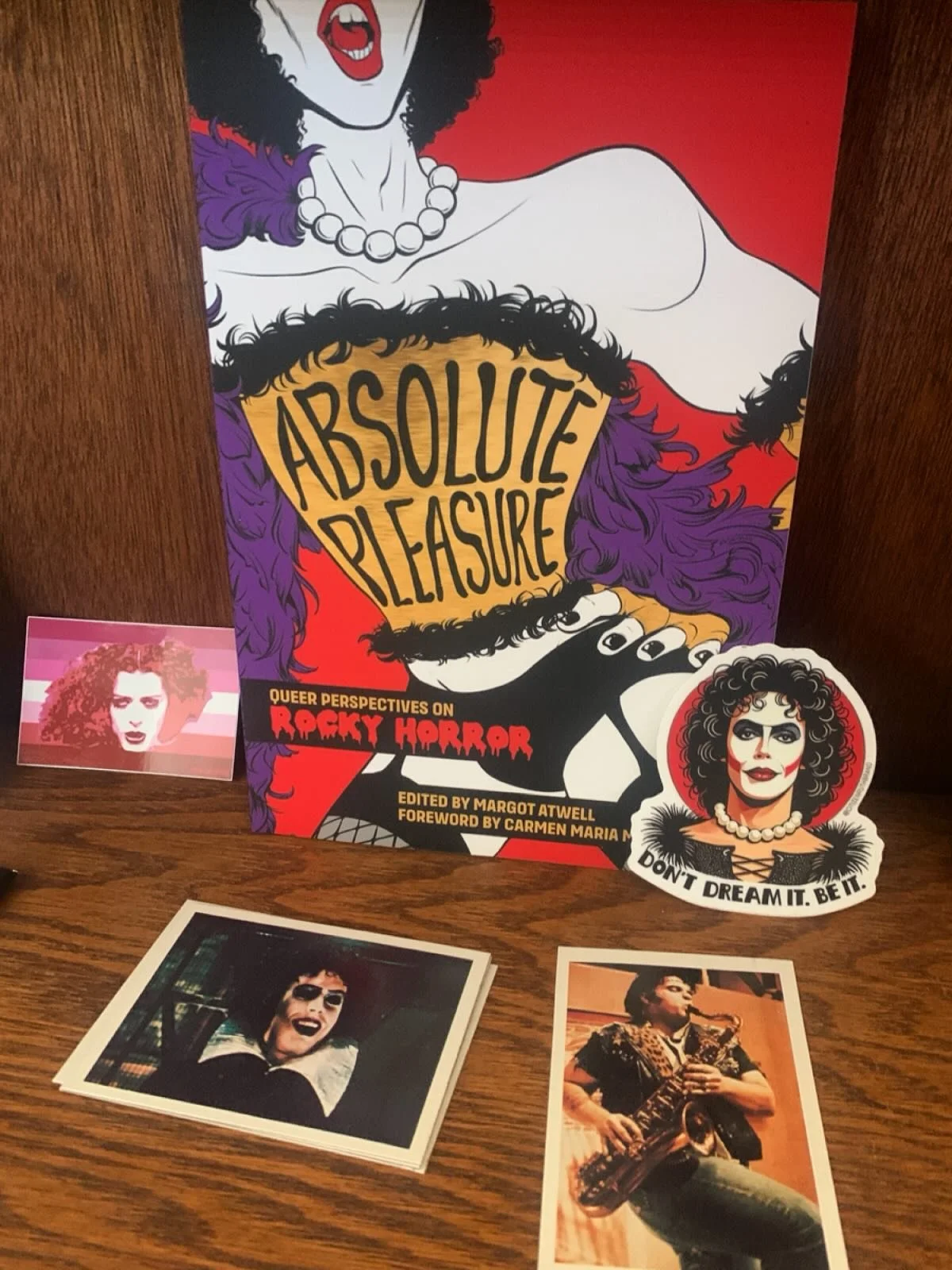 It&rsquo;s the 50th anniversary of the #rockyhorrorpictureshow and my contributor copy of ABSOLUTE PLEASURE is on my book shelf ❤️&zwj;🔥 

You can get your copy at the link in my bio or request it at your local bookstore! ✨

#rockyhorror #50thannive