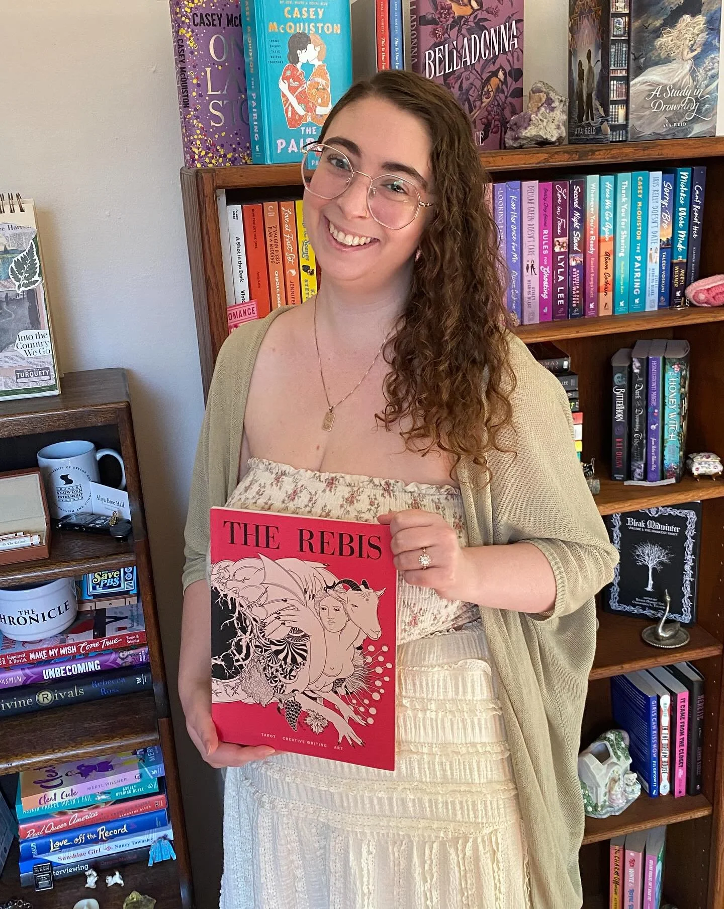 My contributor copy of @the__rebis is here and I am in love. The whole magazine is a visual treat but I am so grateful to @xavieralopez for the gorgeous illustration accompanying my essay “The Devil Reversed.” 
I’ve never written a